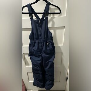 Boys Lands' End Dark Blue/Navy Kids snow Overalls/ ski bib 10S
